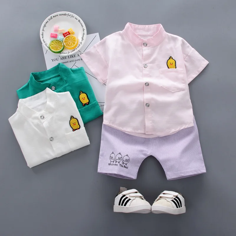 Baby Boy Summer Clothes Set For Toddler Kids Clothing Cartoon Short Sleeve Shirt+Pant 2pcs Boy Tracksuit outfit Children Clothes
Baby Boy Summer Clothes Set For Toddler Kids Clothing Cartoon Short Sleeve Shirt+Pant 2pcs Boy Tracksuit outfit Children Clothes