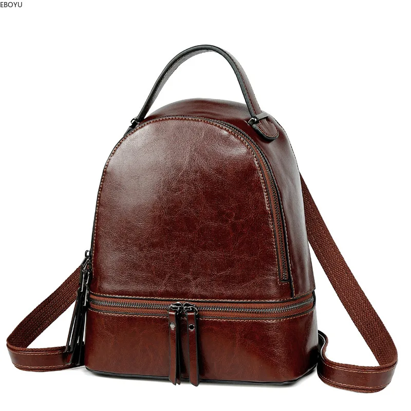 EBOYU Genuine Leather Vintage Women Backpack Purse Casual Daypack Ladies Travel Bag School Shoulder Bookbag for Girls #528
EBOYU Genuine Leather Vintage Women Backpack Purse Casual Daypack Ladies Travel Bag School Shoulder Bookbag for Girls #528