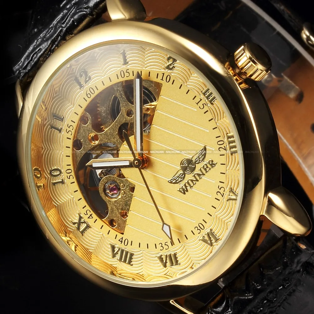 2014 Retro Winner Golden Case Mechanical Watch Skeleton Watch Mens Watches Top Brand Luxury Relogio Male Clock Men Masculino
2014 Retro Winner Golden Case Mechanical Watch Skeleton Watch Mens Watches Top Brand Luxury Relogio Male Clock Men Masculino