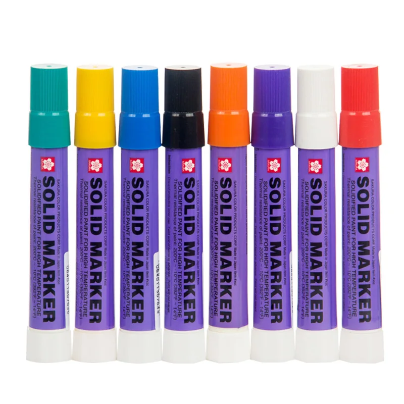 Sakura XSC Solid Marker Paint pen high temperature pen metal pen Can Write on Steel Plate Water Oil Surface Multi-function pen
Sakura XSC Solid Marker Paint pen high temperature pen metal pen Can Write on Steel Plate Water Oil Surface Multi-function pen