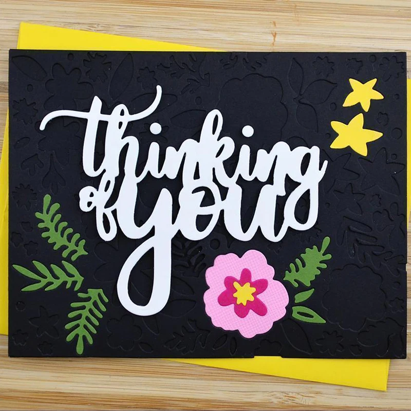 Thinking of you Cutting Dies Stencils for DIY Scrapbooking/photo album Decorative Embossing DIY Paper Cards B1004
Thinking of you Cutting Dies Stencils for DIY Scrapbooking/photo album Decorative Embossing DIY Paper Cards B1004