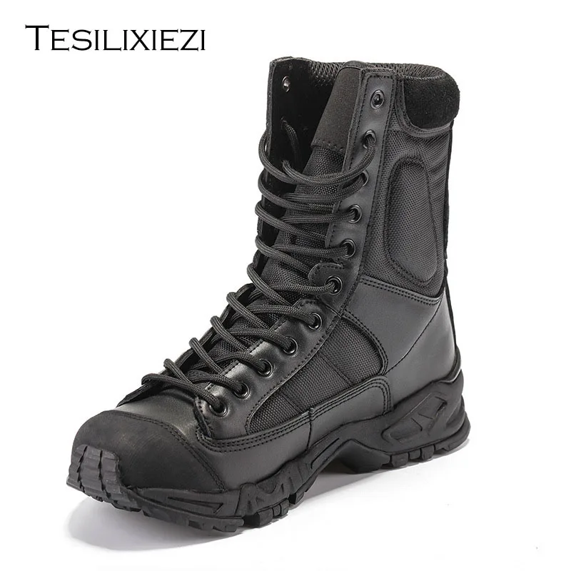 Summer Men Desert Military Tactical Boots Black Airborne Boots Breathable Ultralight Combat Boots Outdoor Climbing Special Shoes
Summer Men Desert Military Tactical Boots Black Airborne Boots Breathable Ultralight Combat Boots Outdoor Climbing Special Shoes