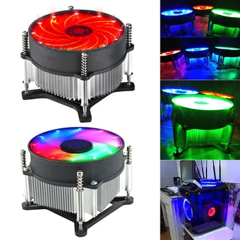 New CPU Cooler Cooling Fan LED RGB 3Pin Fan Radiator Heatsink Support Intel 115X Series EM88
New CPU Cooler Cooling Fan LED RGB 3Pin Fan Radiator Heatsink Support Intel 115X Series EM88