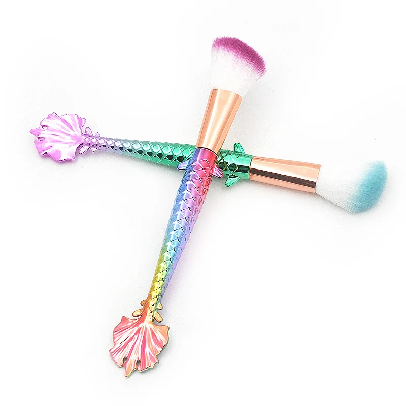 Fashion Cosmetics Foundation Mermaid Makeup Brushes Set Pretty Powder Blush Fish Brush Contour BB Cream Brushes Cosmetic Tools
Fashion Cosmetics Foundation Mermaid Makeup Brushes Set Pretty Powder Blush Fish Brush Contour BB Cream Brushes Cosmetic Tools