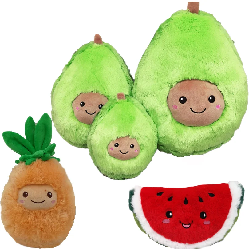 Avocado Watermelon Pineapple Fruits Cute Plush Toys Stuffed Dolls Cushion Pillow for Kids Children Gift Girls Baby Squishy
Avocado Watermelon Pineapple Fruits Cute Plush Toys Stuffed Dolls Cushion Pillow for Kids Children Gift Girls Baby Squishy