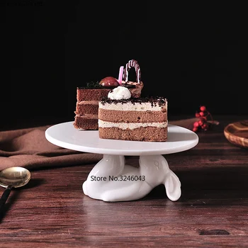 New decorative rabbit cake stand creative ceramic cute rabbit cake tray dessert rack wedding decorations cake holder
New decorative rabbit cake stand creative ceramic cute rabbit cake tray dessert rack wedding decorations cake holder