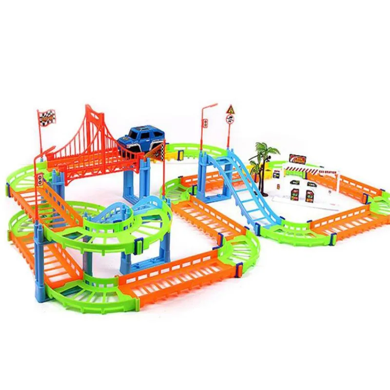 DIY Variety 3D Electric Rail Speed Car Train Model Color Track Racing Car Fun Assemble Toy Birthday Gift For Kids Boys
DIY Variety 3D Electric Rail Speed Car Train Model Color Track Racing Car Fun Assemble Toy Birthday Gift For Kids Boys