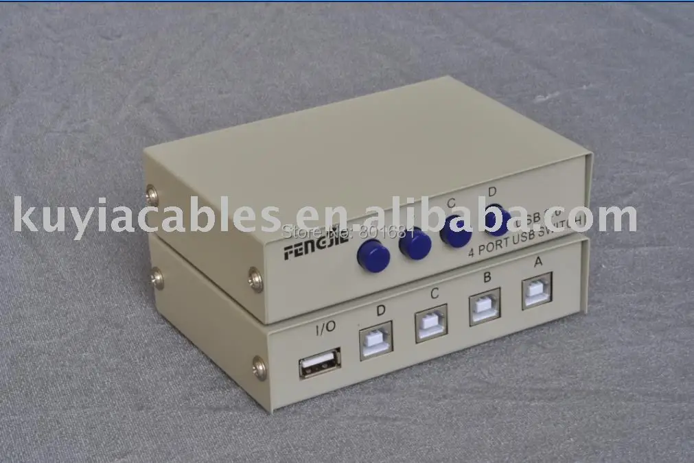 KUYiA Free Shipping+Tracking number!! 4 Port USB 2.0 PC Scanner Printer Sharing Switch Box+w/retail box
KUYiA Free Shipping+Tracking number!! 4 Port USB 2.0 PC Scanner Printer Sharing Switch Box+w/retail box