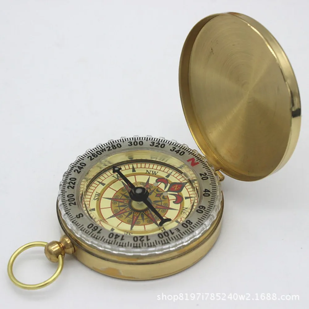 Pratical Mountaineering Outdoor Tourism Upscale Retro Flip Compass Watch luminous Guiding Compass
Pratical Mountaineering Outdoor Tourism Upscale Retro Flip Compass Watch luminous Guiding Compass