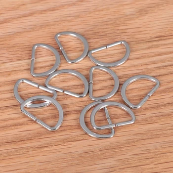 20Pcs D Ring Metal Buckle Webbing Backpack Bag Parts Leathercraft Strap Pet Collar Sewing Accessories For Bag Used Accessories
20Pcs D Ring Metal Buckle Webbing Backpack Bag Parts Leathercraft Strap Pet Collar Sewing Accessories For Bag Used Accessories