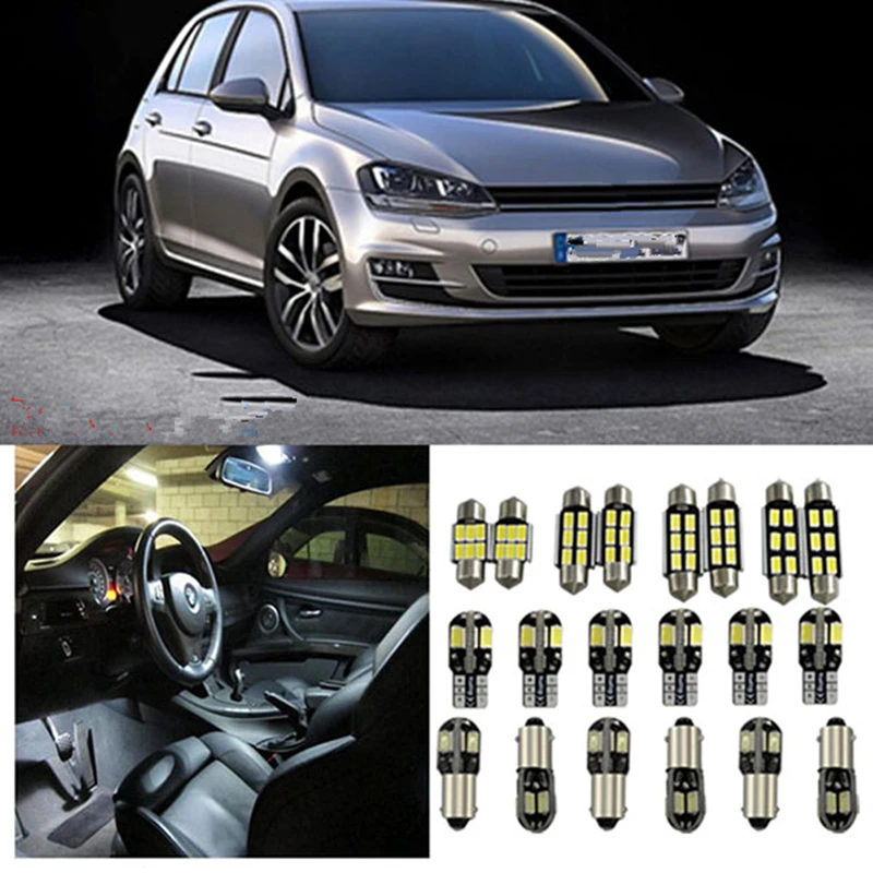 Tcart 10 x Error Free White Interior LED Light Package Kit for Volkswagen MK7 GOLF 7 accessories reading door lights 2013-2015
Tcart 10 x Error Free White Interior LED Light Package Kit for Volkswagen MK7 GOLF 7 accessories reading door lights 2013-2015