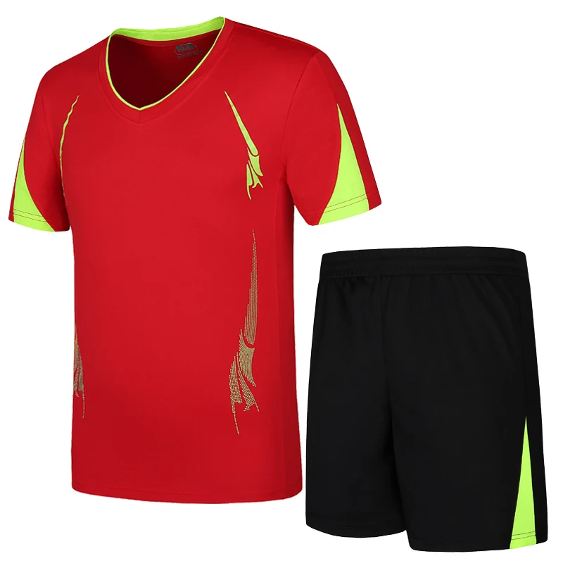 M to 9XL Soccer Sets Men Summer Short Sleeve Jersey Sweatshirt Suit Breathable Football Sets Polyester Game Training Sportsuit
M to 9XL Soccer Sets Men Summer Short Sleeve Jersey Sweatshirt Suit Breathable Football Sets Polyester Game Training Sportsuit