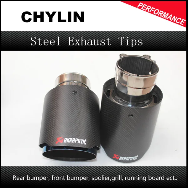 One Pair Inlet 63mm to Outlet 101mm Akrapovic Carbon Exhaust Tip, Escape Akrapovic Muffler Tip For Any Cars
One Pair Inlet 63mm to Outlet 101mm Akrapovic Carbon Exhaust Tip, Escape Akrapovic Muffler Tip For Any Cars