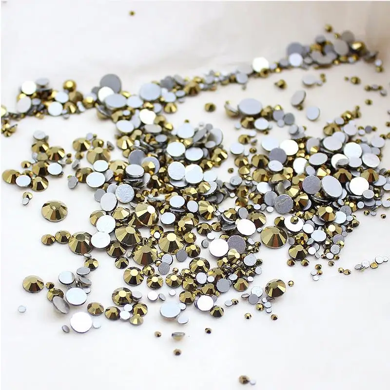 1Packs Mix Size Rhinestones Crystal Aurum Gold DMC Non Hot Fix FlatBack Strass Sewing Fabric Garment Rhinestone Nail Art Stone
1Packs Mix Size Rhinestones Crystal Aurum Gold DMC Non Hot Fix FlatBack Strass Sewing Fabric Garment Rhinestone Nail Art Stone