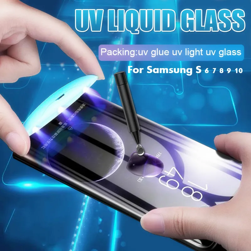 Full Curved Liquid Glue Glass For Samsung Galaxy S10E S10 Plus Screen Protector For Samsung S9 S8 Plus S7 S6 Edge Note 8 9 Film
Full Curved Liquid Glue Glass For Samsung Galaxy S10E S10 Plus Screen Protector For Samsung S9 S8 Plus S7 S6 Edge Note 8 9 Film