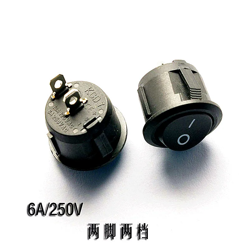Circle Ship Type Switch KCD1-105 Black 2 Foot 2 Archives Rocker Switch 10A/125V 6A/250V
Circle Ship Type Switch KCD1-105 Black 2 Foot 2 Archives Rocker Switch 10A/125V 6A/250V