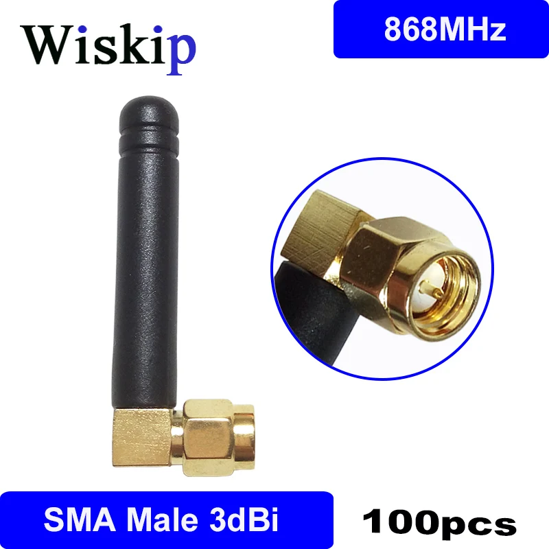 100pcs 868MHz 915MHz antenna 3dBi SMA Male Connector GSM antena 868 MHz 915 MHz antenne white small size antennas for Lorawan
100pcs 868MHz 915MHz antenna 3dBi SMA Male Connector GSM antena 868 MHz 915 MHz antenne white small size antennas for Lorawan