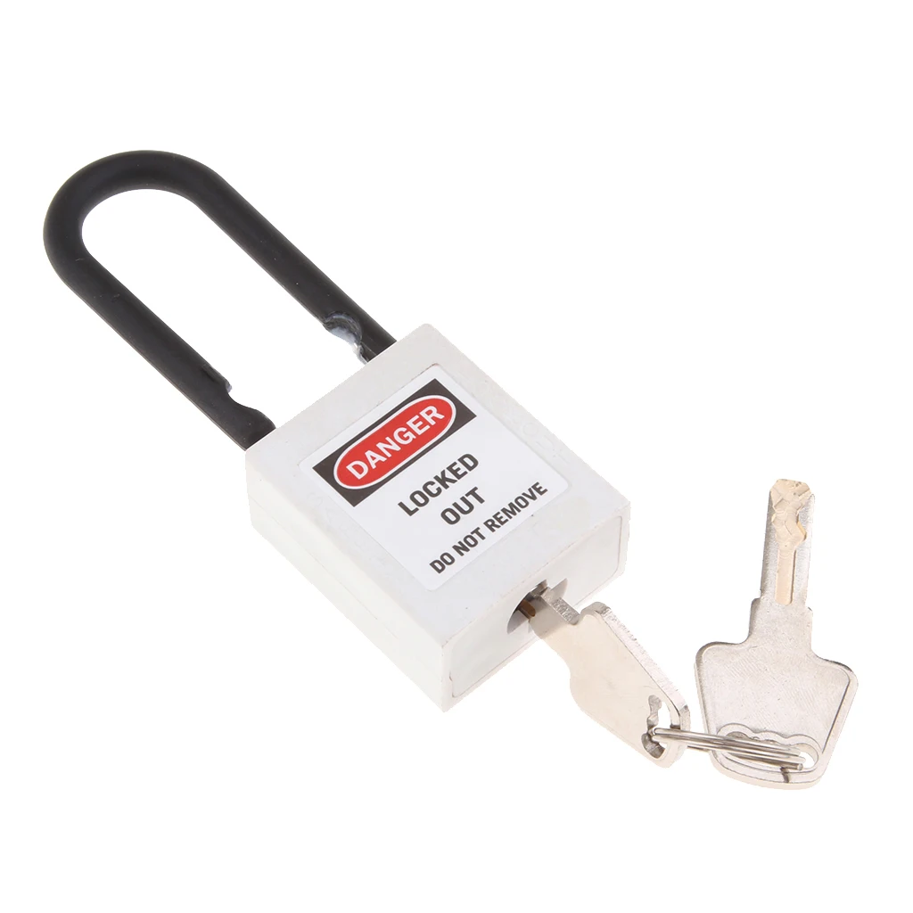 PVC and Stainless Steel Safety Lockout Padlock for Auto Car Boat Marine Accessory with Label Can write and Erase PVC and Stainless Steel Safety Lockout Padlock for Auto Car Boat Marine Accessory with Label Can write and Erase
