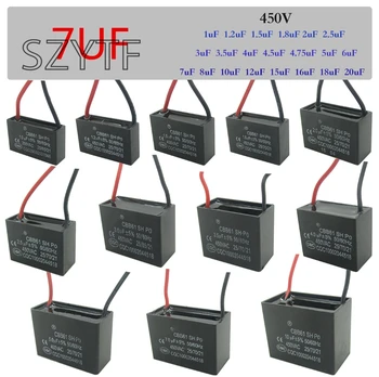 CBB61 fan start capacitor 1uf/1.2uf/1.5uf/1.8uf/2.5uf/3uf/3.5uf/4.5uf/6uf/7uf/8uf/10UF/12uf/15uf/16uf/18uf/20uf 450V 7UFX2PCS
CBB61 fan start capacitor 1uf/1.2uf/1.5uf/1.8uf/2.5uf/3uf/3.5uf/4.5uf/6uf/7uf/8uf/10UF/12uf/15uf/16uf/18uf/20uf 450V 7UFX2PCS