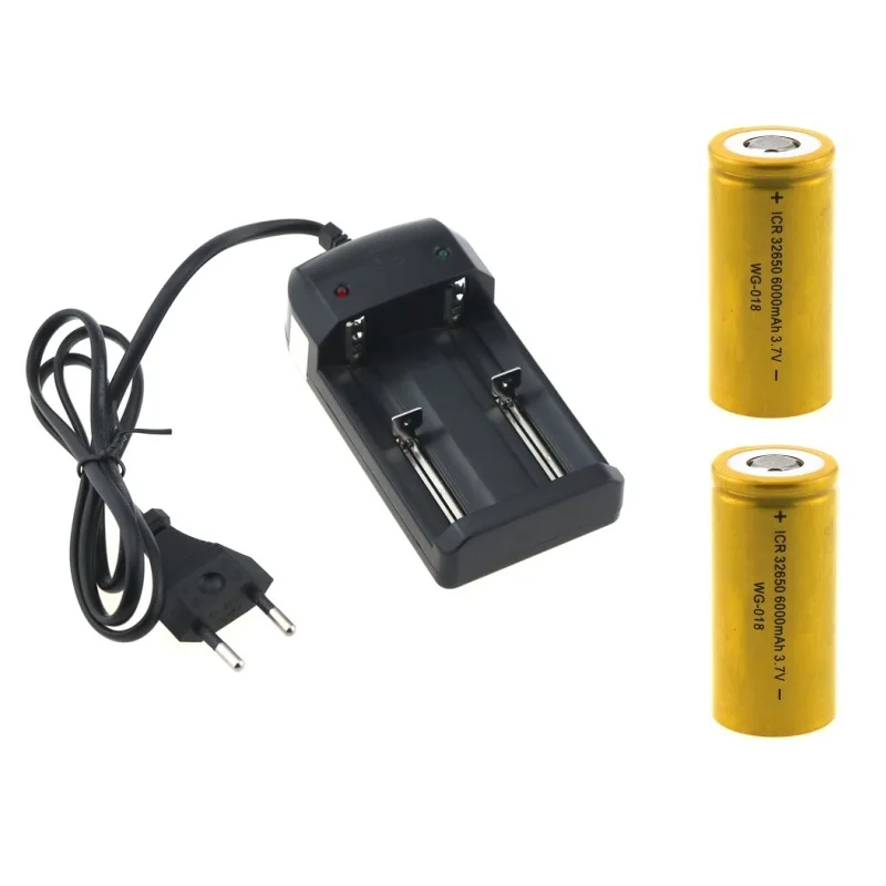 6000mAh 32650 Battery 3.7V Rechargeable 32650 Li-ion Battery For LED Flashlight High-capacity Electronics
6000mAh 32650 Battery 3.7V Rechargeable 32650 Li-ion Battery For LED Flashlight High-capacity Electronics
