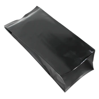 50Pcs/lot Black Open Top Pure Aluminum Foil Side Gusset Bag Heat Vacuum Seal Food Snack Tea Candy Packaging Pouch 2 Size
50Pcs/lot Black Open Top Pure Aluminum Foil Side Gusset Bag Heat Vacuum Seal Food Snack Tea Candy Packaging Pouch 2 Size