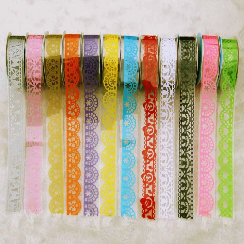 1pcs DIY Candy Colors Hot Lace Tape Decoration Roll Decorative Sticky Paper Masking Tape Self Adhesive Correction Tape
1pcs DIY Candy Colors Hot Lace Tape Decoration Roll Decorative Sticky Paper Masking Tape Self Adhesive Correction Tape