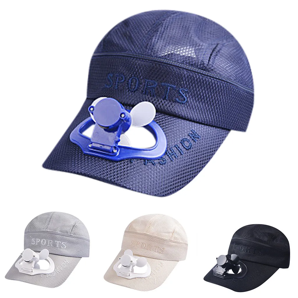 Air Cool Fan Hat Cap With Solar Sun Power Cool Fan For Cycling Energy Save No Batteries Required Fishing Summer Sport Outdoor
Air Cool Fan Hat Cap With Solar Sun Power Cool Fan For Cycling Energy Save No Batteries Required Fishing Summer Sport Outdoor