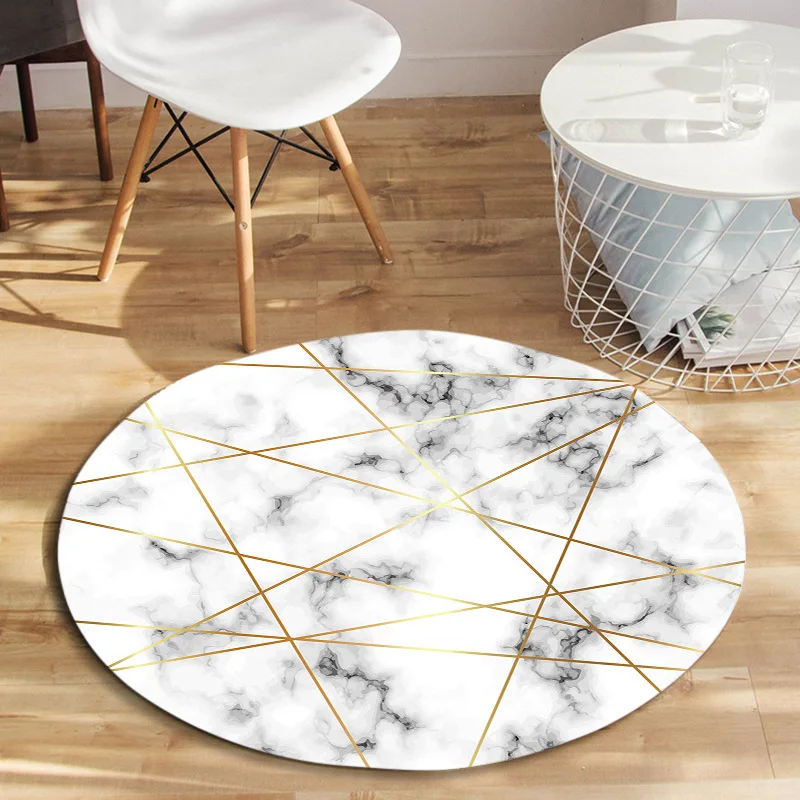 Nordic Marble Texture Round Carpet Living Room Home Entrance/Hallway Doormat Computer Chair Round Rug Decorative Bedroom Rugs
Nordic Marble Texture Round Carpet Living Room Home Entrance/Hallway Doormat Computer Chair Round Rug Decorative Bedroom Rugs