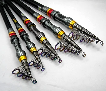 1.8M 2.1M 2.4M 2.7M 3.0M 3.6M 99% Carbon fiber Portable Telescopic Fishing Rod Spinning Fish Hand Fishing Tackle Sea Rods
1.8M 2.1M 2.4M 2.7M 3.0M 3.6M 99% Carbon fiber Portable Telescopic Fishing Rod Spinning Fish Hand Fishing Tackle Sea Rods