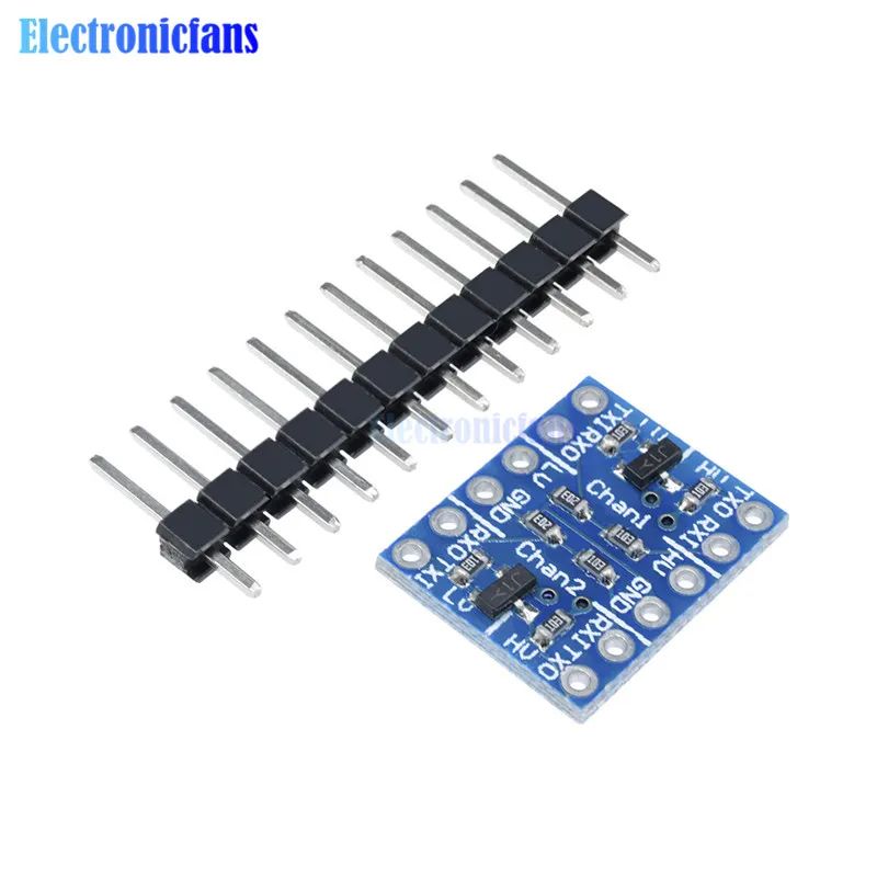 5Pcs/Lot Two Channel IIC I2C Logic Level Converter Bi-Directional Board Module 5V to 3.3V For Arduino
5Pcs/Lot Two Channel IIC I2C Logic Level Converter Bi-Directional Board Module 5V to 3.3V For Arduino