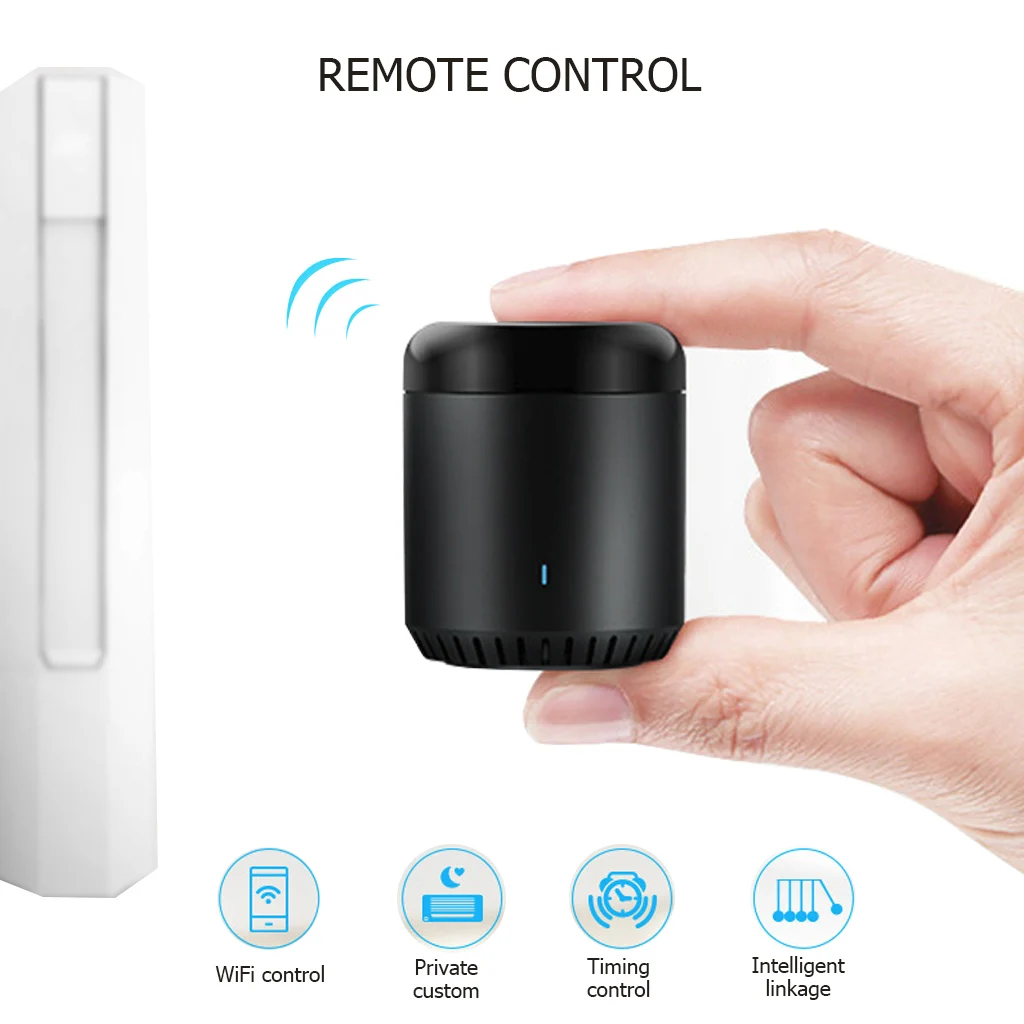 RM Mini3 Black Bean WiFi Intelligent Wireless IR Remote Controller Smart Home Automation
RM Mini3 Black Bean WiFi Intelligent Wireless IR Remote Controller Smart Home Automation