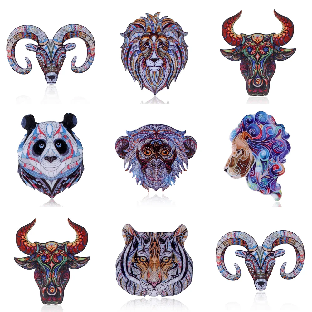 Fashion Animal Brooch cute Monkey Enamel lion Tiger Panda Buffalo Brooches Women Kids Jewelry Hijab Pins Party Gifts Accessories
Fashion Animal Brooch cute Monkey Enamel lion Tiger Panda Buffalo Brooches Women Kids Jewelry Hijab Pins Party Gifts Accessories