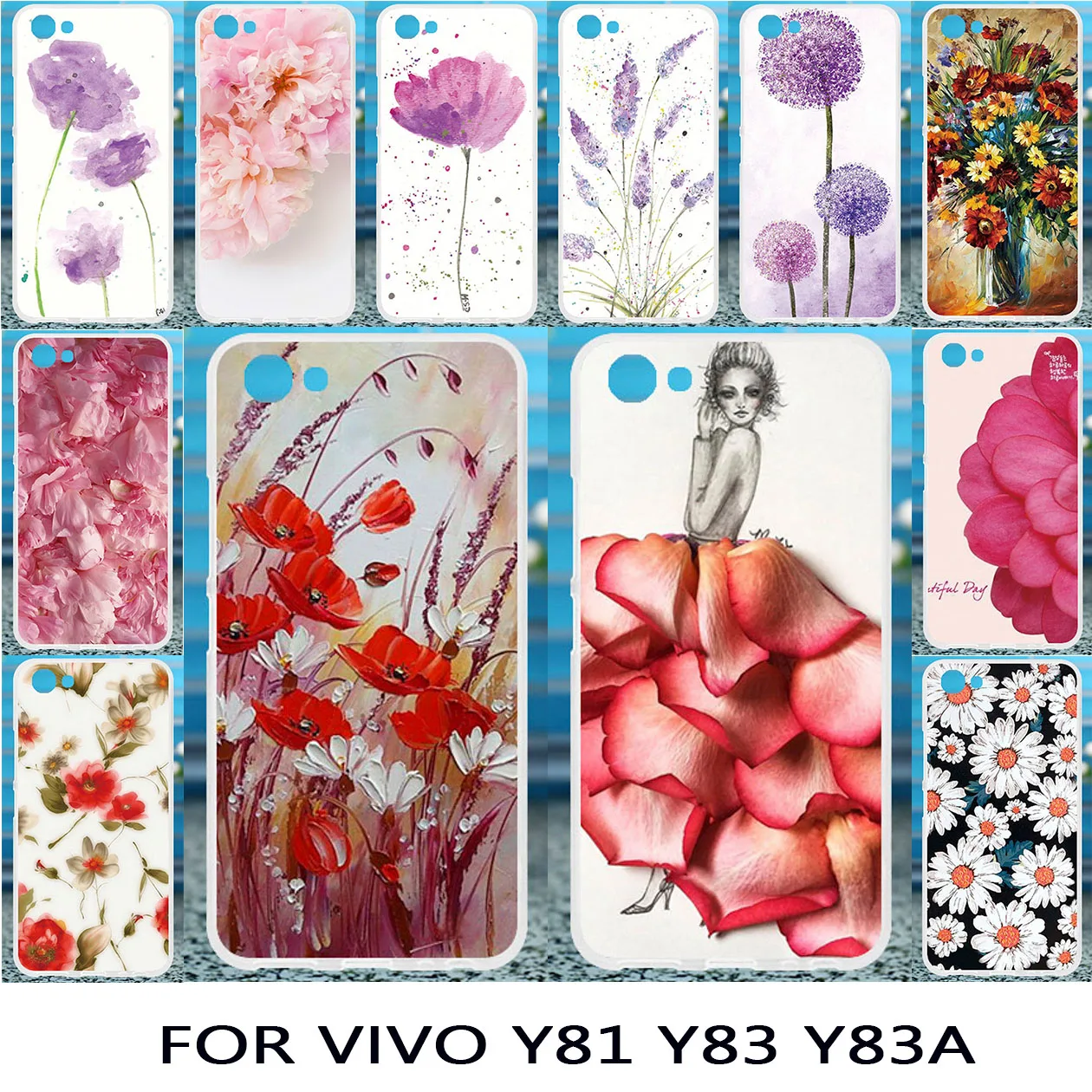 Painted Flowers Cases For Vivo Y81 Case Silicone For Vivo Y83 Y83A Cases Back Cover Fundas Coque Hoods Housing Soft Bags
Painted Flowers Cases For Vivo Y81 Case Silicone For Vivo Y83 Y83A Cases Back Cover Fundas Coque Hoods Housing Soft Bags