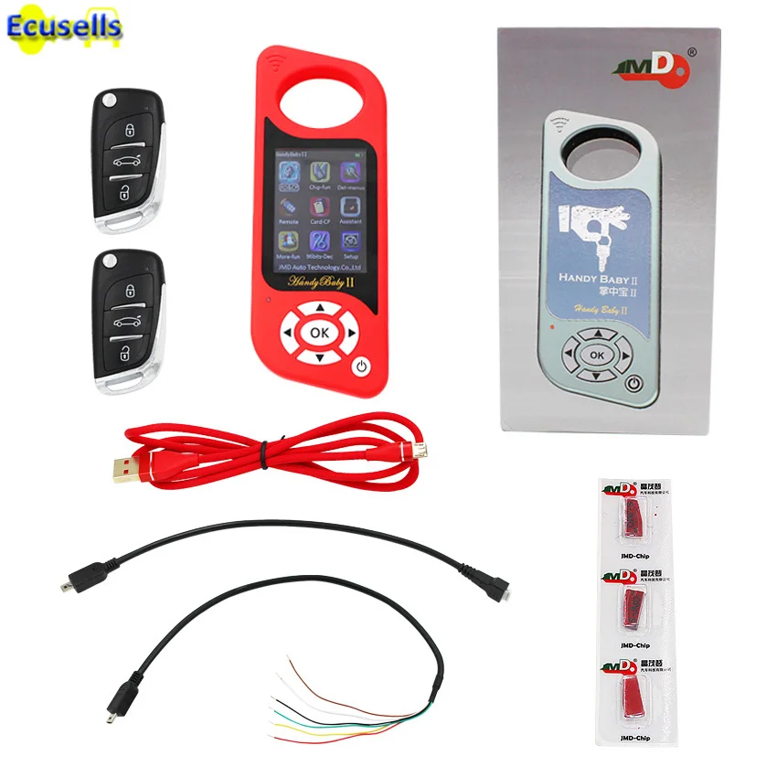 Handy Baby 2 II Key Programmer Hand-held Car Key Copy Key Programmer for 4D/46/48 Chips 96bit 48 function English Spanish RED
Handy Baby 2 II Key Programmer Hand-held Car Key Copy Key Programmer for 4D/46/48 Chips 96bit 48 function English Spanish RED