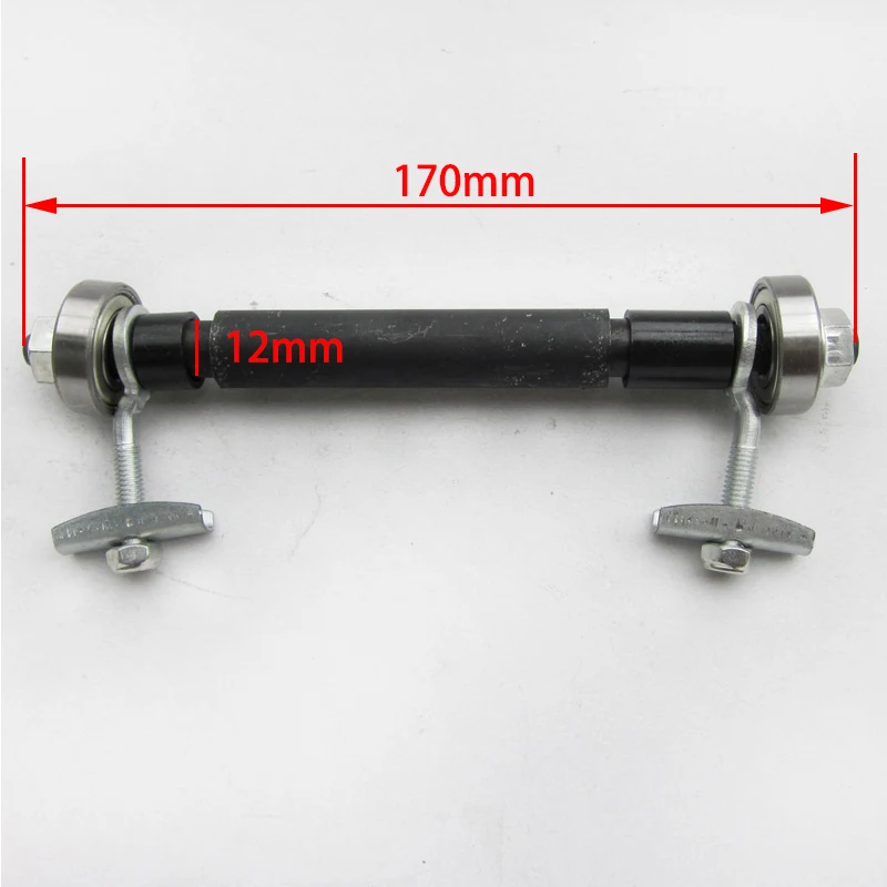Dolphin Electric Scooter 12 inch Rear Wheel Axle 12X170mm with Spacer Sleeve and Bearings Electric Tricycle Bicycle Accessories
Dolphin Electric Scooter 12 inch Rear Wheel Axle 12X170mm with Spacer Sleeve and Bearings Electric Tricycle Bicycle Accessories