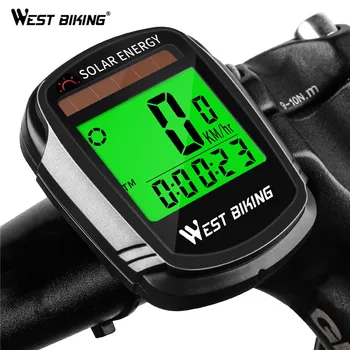WEST BIKING Wireless Bicycle Computer Solar Power Speedometer Odometer MTB Road Bike Accessories Stopwatch Cycling Computer
WEST BIKING Wireless Bicycle Computer Solar Power Speedometer Odometer MTB Road Bike Accessories Stopwatch Cycling Computer