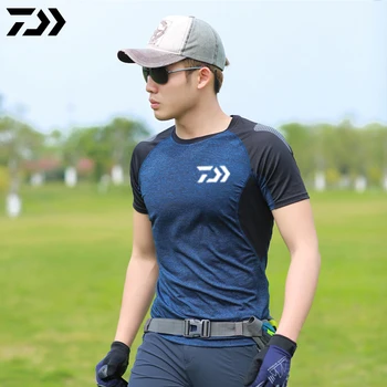Daiwa Men Summer Fishing T-shirt Outdoor Sports Breathable Daiwa Clothing Patchwork Short Sleeve Quick Dry Golf Fishing Tshirt
Daiwa Men Summer Fishing T-shirt Outdoor Sports Breathable Daiwa Clothing Patchwork Short Sleeve Quick Dry Golf Fishing Tshirt