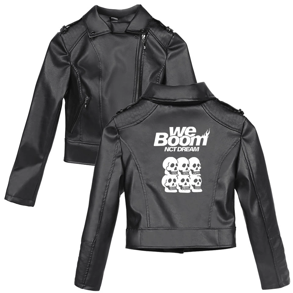 2019 NCT Dream new album WE BOOM printed Leather Jackets Coat JENO MARK JISUNG CHENLE HAECHAN Kpop
2019 NCT Dream new album WE BOOM printed Leather Jackets Coat JENO MARK JISUNG CHENLE HAECHAN Kpop