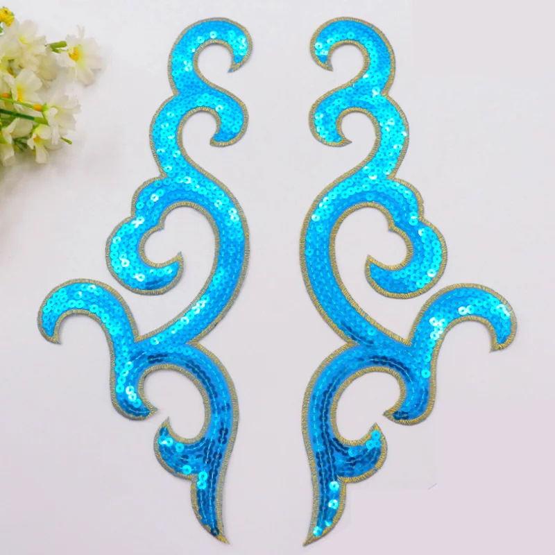 YACKALASI 5 Pairs 3D Flower Patches Mirror Pair Sequined Lace Appliqued Iron On Embroidery Trims Floral Accessorie 12*30.5CM
YACKALASI 5 Pairs 3D Flower Patches Mirror Pair Sequined Lace Appliqued Iron On Embroidery Trims Floral Accessorie 12*30.5CM