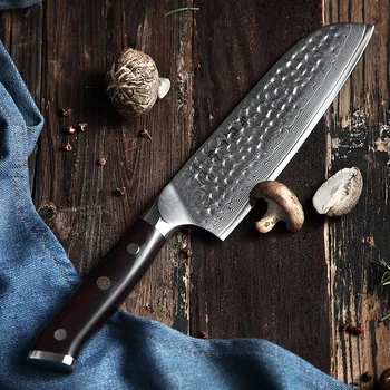 HEZHEN 7'' Santoku Knife 67 Layers Damascus Steel Cooking Tools Cleaver Slicing Japan Santoku Ergonomic Equipment Kitchen Knives
HEZHEN 7'' Santoku Knife 67 Layers Damascus Steel Cooking Tools Cleaver Slicing Japan Santoku Ergonomic Equipment Kitchen Knives