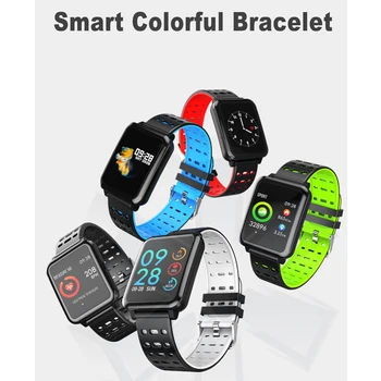 Smart Fitness Bracelet Heart Rate Monitor Monitoring Pressure Measurement Smart Watch Color Screen Wristband For Android IOS
Smart Fitness Bracelet Heart Rate Monitor Monitoring Pressure Measurement Smart Watch Color Screen Wristband For Android IOS