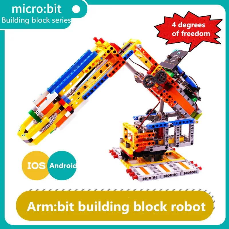 Micro:bit programmable building block robot Microbit Smart Robot Maker Education Kit
Micro:bit programmable building block robot Microbit Smart Robot Maker Education Kit