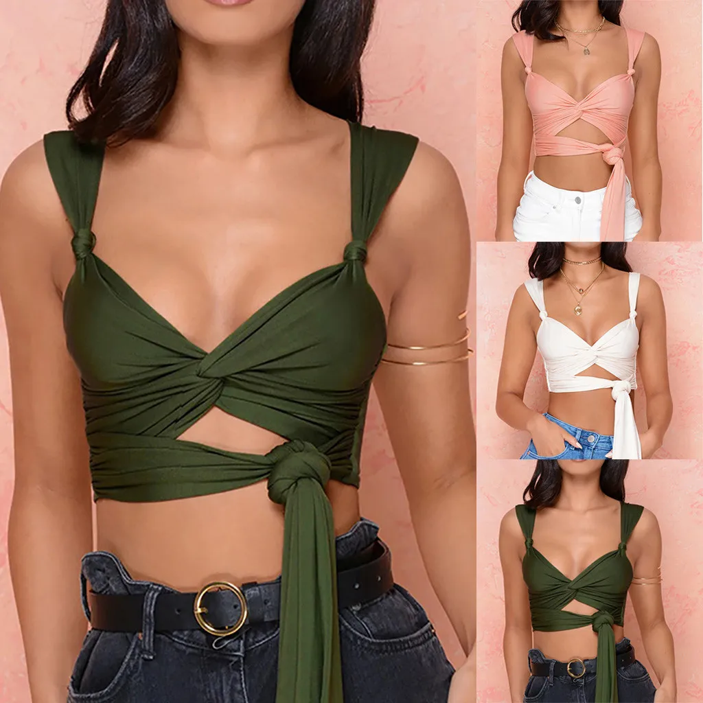 Women Ladies Sexy Solid Sleeveless Casual Tops Harajuku Harajuku Sleeveless sling cropped feminino
Women Ladies Sexy Solid Sleeveless Casual Tops Harajuku Harajuku Sleeveless sling cropped feminino