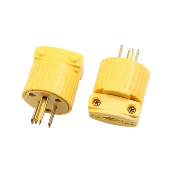 5PCS Yellow 5-15P 125V 15A 3 Pole US Detachable Industry Power Converter Plug Inline Wire Connector
5PCS Yellow 5-15P 125V 15A 3 Pole US Detachable Industry Power Converter Plug Inline Wire Connector