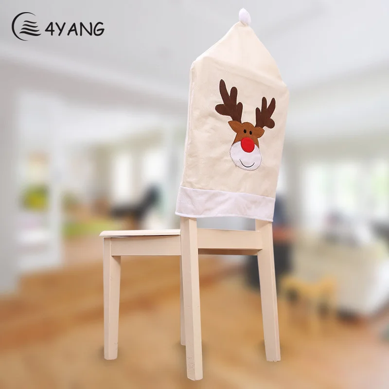 4YANG 1Pc Christmas Chair Covers Elk Brown Hat For Xmas Party Dinner Decor Home Kitchen Decoration Ornaments Supplies
4YANG 1Pc Christmas Chair Covers Elk Brown Hat For Xmas Party Dinner Decor Home Kitchen Decoration Ornaments Supplies