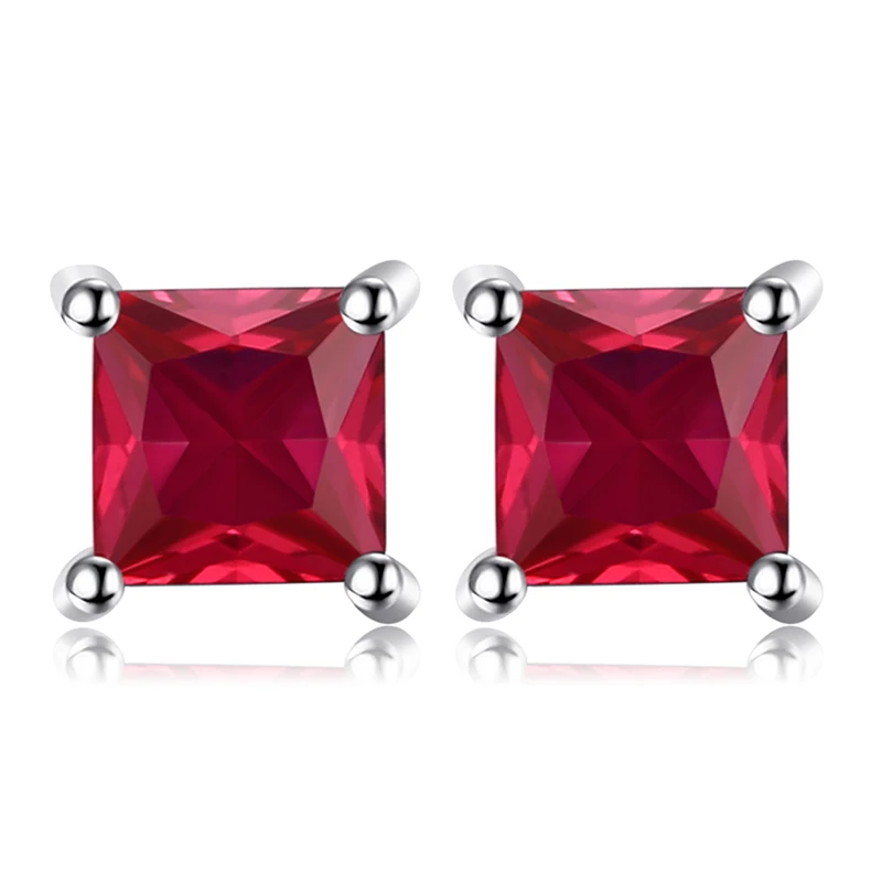 JewelryPalace Лидер продаж квадратный создания Сапфир Изумруд Ruby Аутентичные