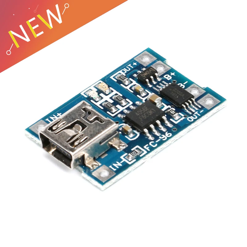 Плата для зарядки литиевых батарей 5 в Mini USB 1A TP4056 модуль зарядного устройства