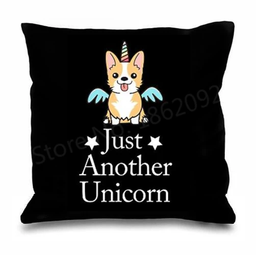 Kawaii Corgi Dog Just Another Unicorn Gifts Novelty Black Printed Corgi Unicorn Throw Pillow Case Cushion Cover Cute Decor Gifts
Kawaii Corgi Dog Just Another Unicorn Gifts Novelty Black Printed Corgi Unicorn Throw Pillow Case Cushion Cover Cute Decor Gifts