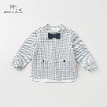 DB11652 dave bella baby boys autumn infant plaid t-shirt toddler cotton top children tees pullover long sleeve clothes
DB11652 dave bella baby boys autumn infant plaid t-shirt toddler cotton top children tees pullover long sleeve clothes
