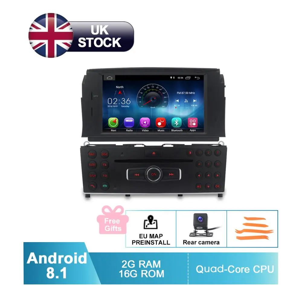 Android 8 1 автомобильный DVD для Benz C Class C200 C180 W204 2007 2008 2009 2010 2011 авто стерео радио аудио